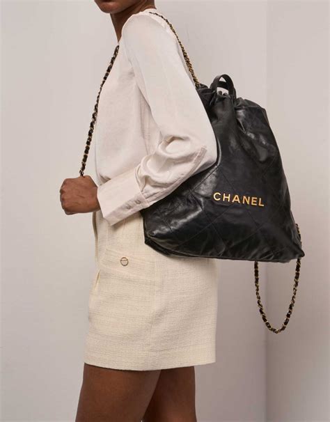 cc day backpack chanel|Chanel 22 backpack.